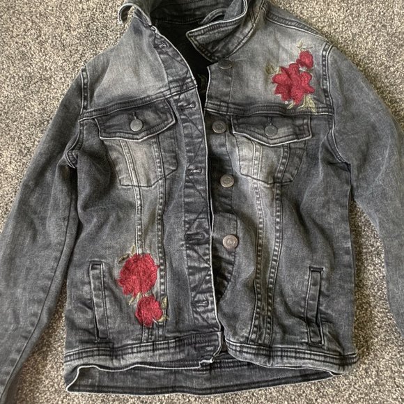 aeropostale black denim jacket